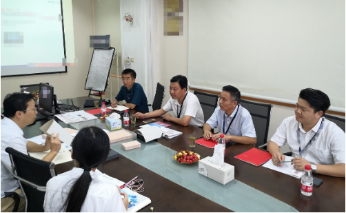 陪同政府園區(qū)赴新型建筑材料投資選址項目方對接考察，增進低碳經(jīng)濟發(fā)展